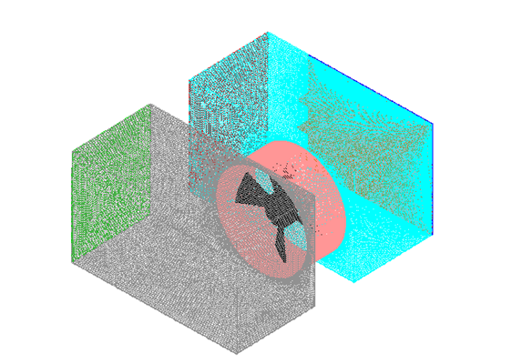 冷却装置メッシュ図