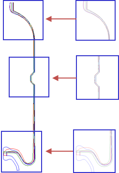 最適化によって厚みが改善されている