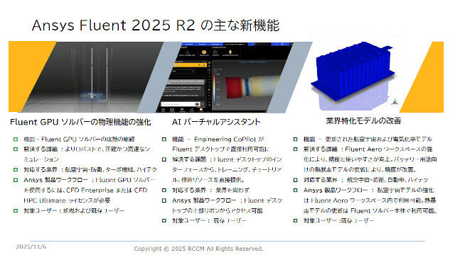 AnsysFluent2025R2アップデート内容のご紹介
