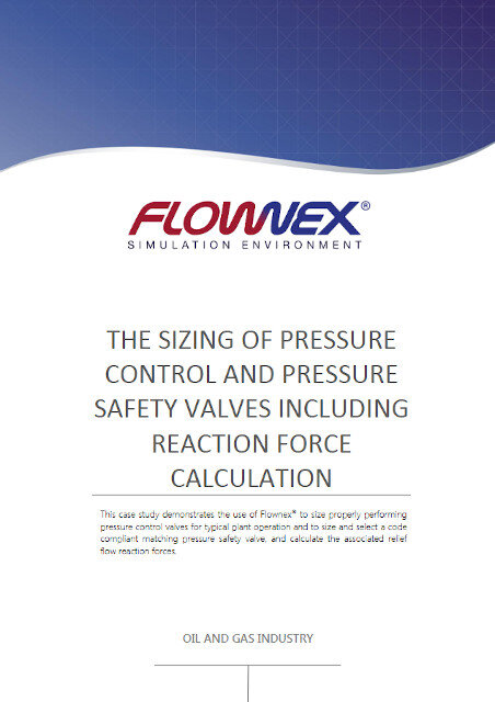 安全弁の選定と流体反力の計算