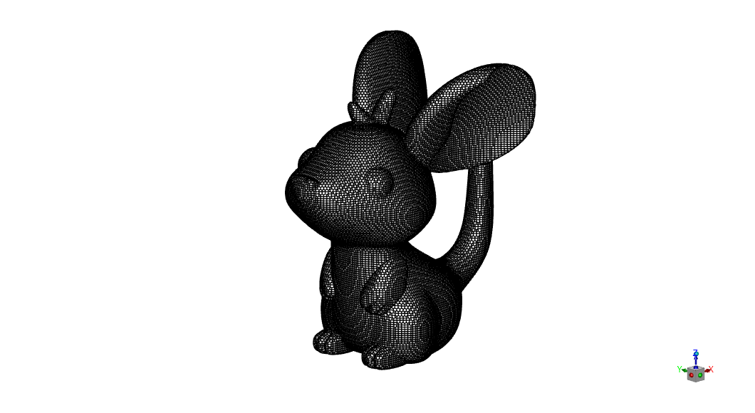 メッシュ(マウス表面)