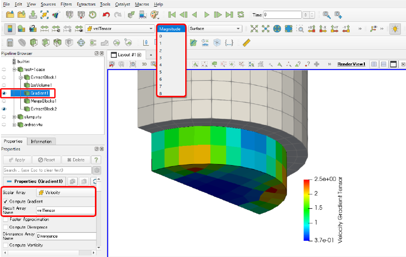 velocity gradient tensor