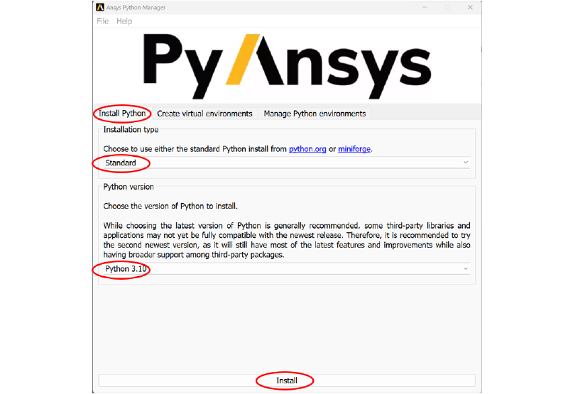python_manager_selection選択