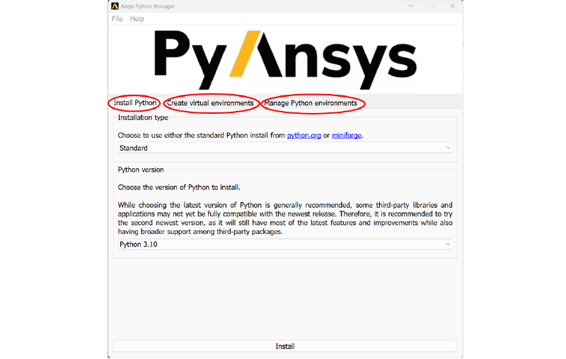 python_managerトップ
