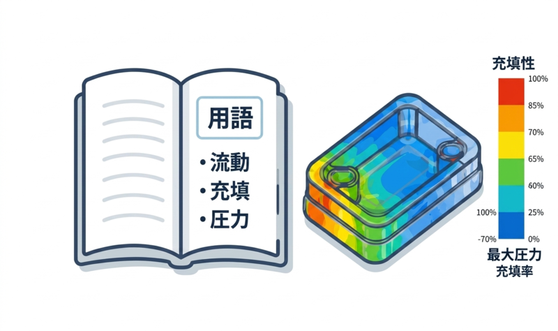 樹脂流動に関する物理・成形用語の解説